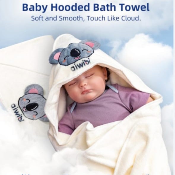 Aiwibi Baby Hooded Bath Towel (12 pc)