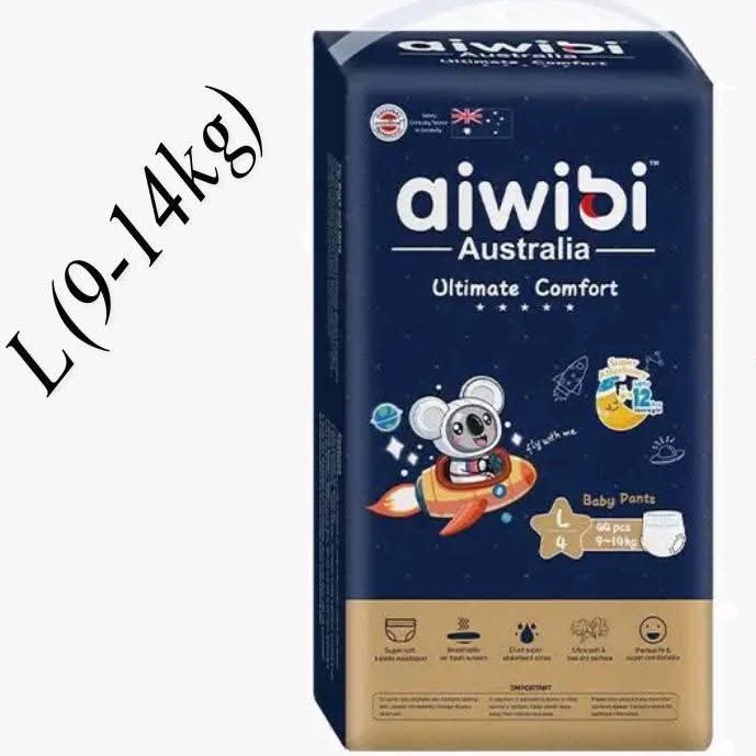 Aiwibi ultimate comfort L pant baby diaper
(6pc)